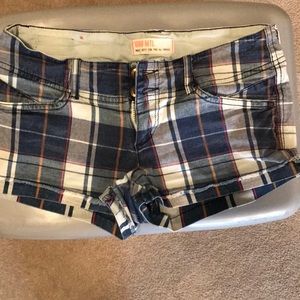 Plaid shorts